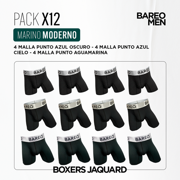 Combo Boxers Marino moderno
