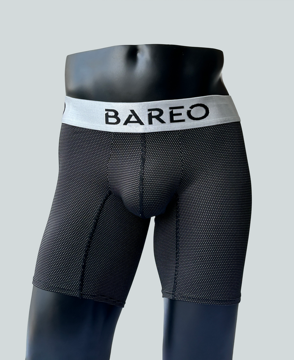 Bóxer Bareo malla punto blanco