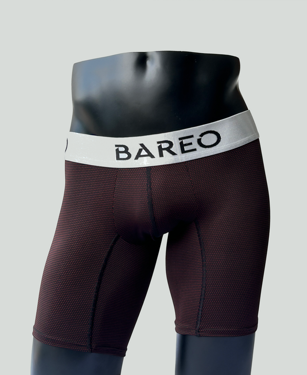 Bóxer Bareo malla punto rojo